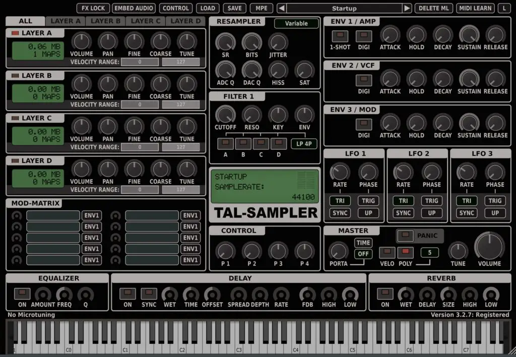 Tal sampler - alternative color