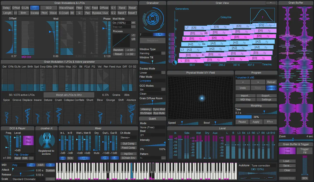 AccSone Crusher-X 9.5 - Granular Synthesis Taken To Another Level ...